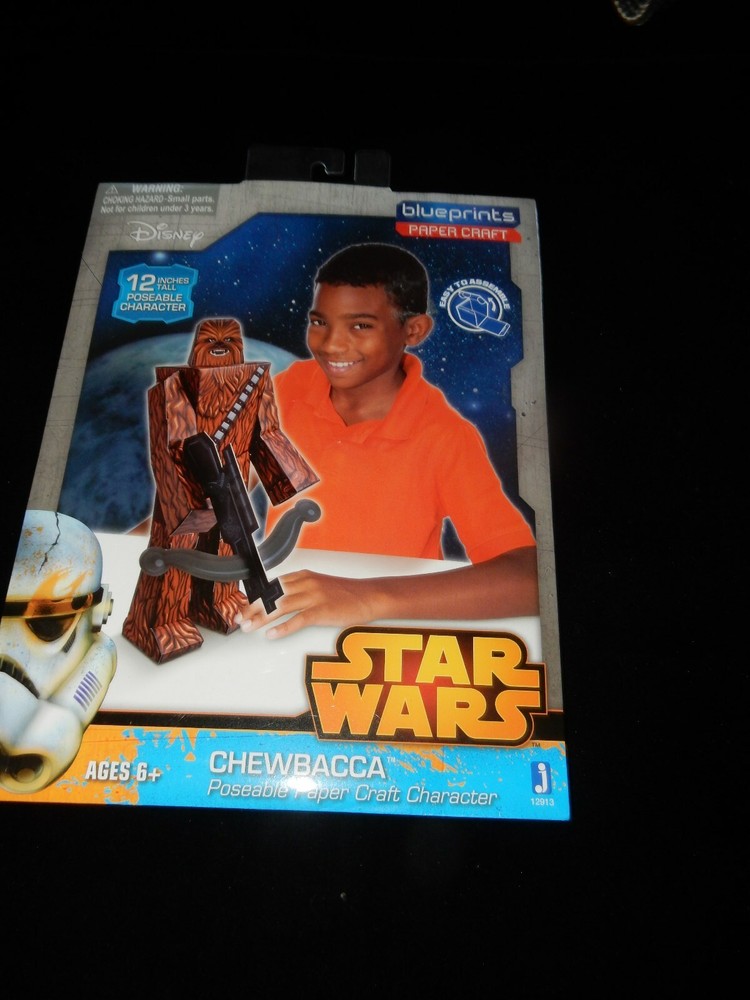 Disney Star Wars Chewbacca Poseable Paper Craft Character