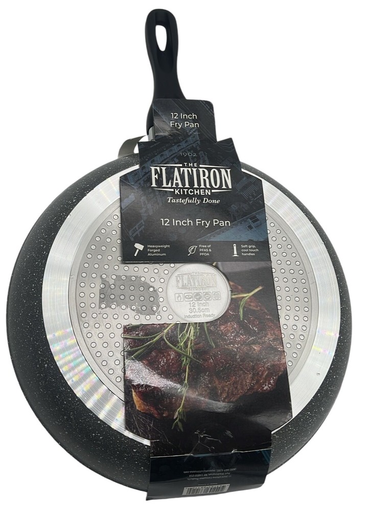 NEW FLATIRON Kitchen Ceramic Nonstick Forged Aluminum Fry Pan