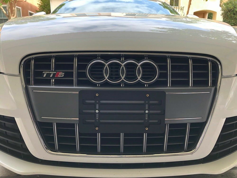 License Plate Tag Holder Mounting Relocator Adapter Bumper Kit Bracket for AUDI