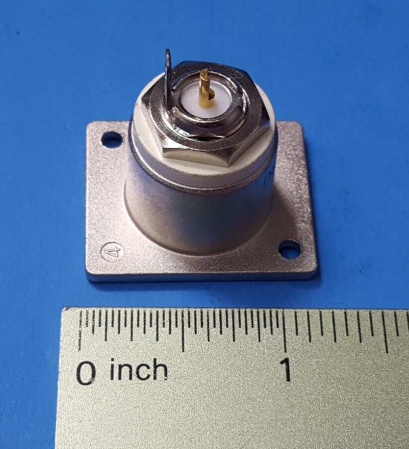 RF BNC Connector, BCJ-RU, CANARE, 1 Contact, Female, Panel Mount, Locking, Jack