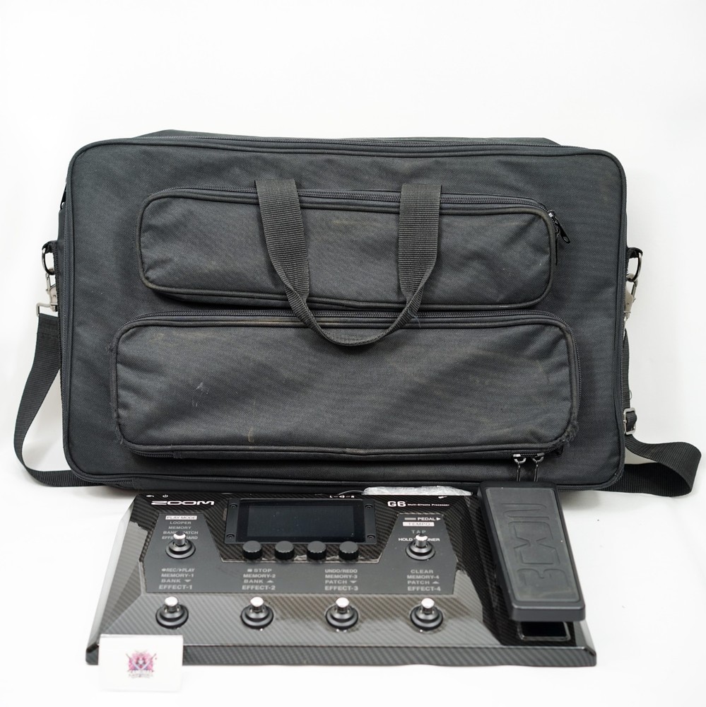 ZOOM G6 Guitar Multi-Effects Processor Pedal Amp Modeling w/ Case Japan Unused