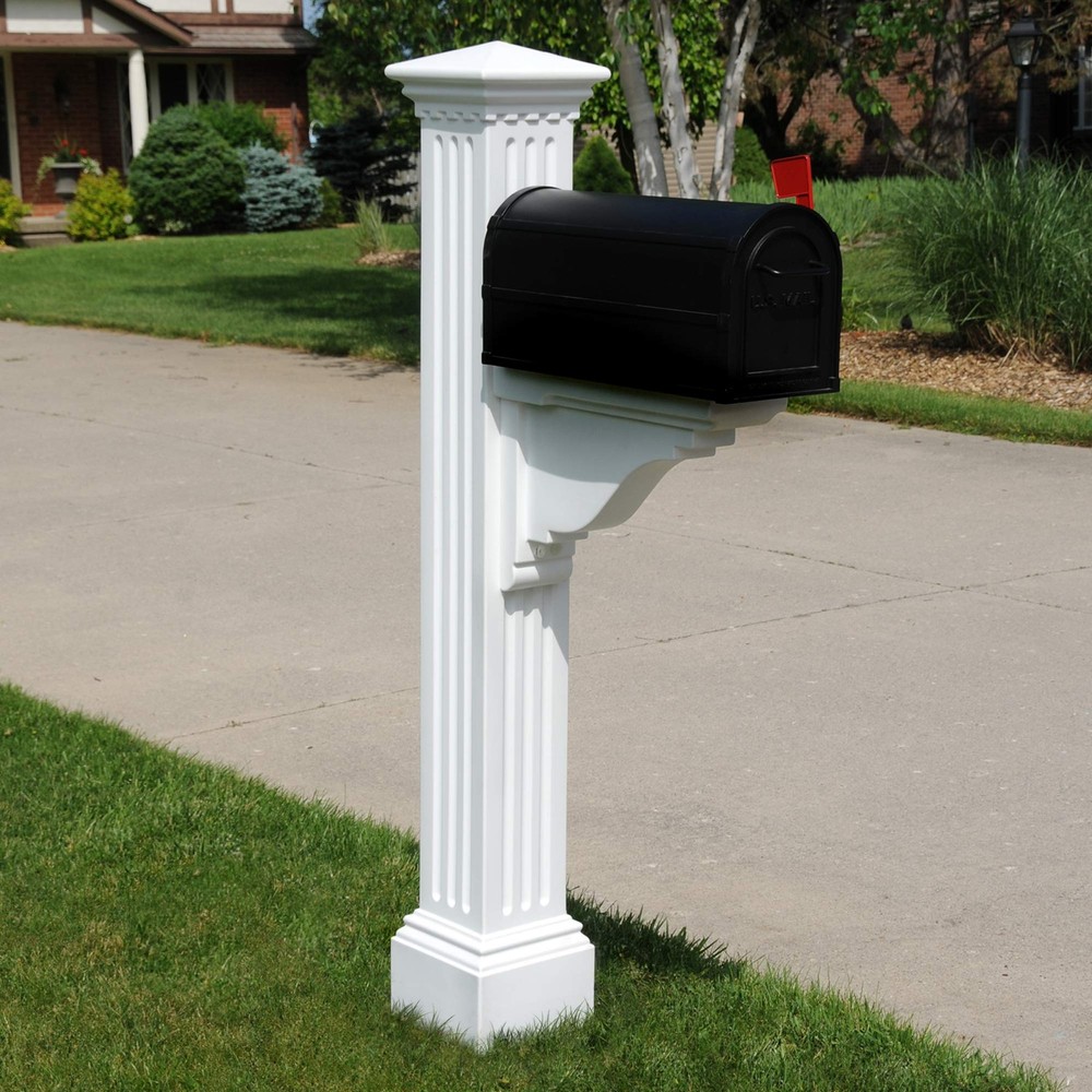 Mayne 5852-W White Manchester Mail Post