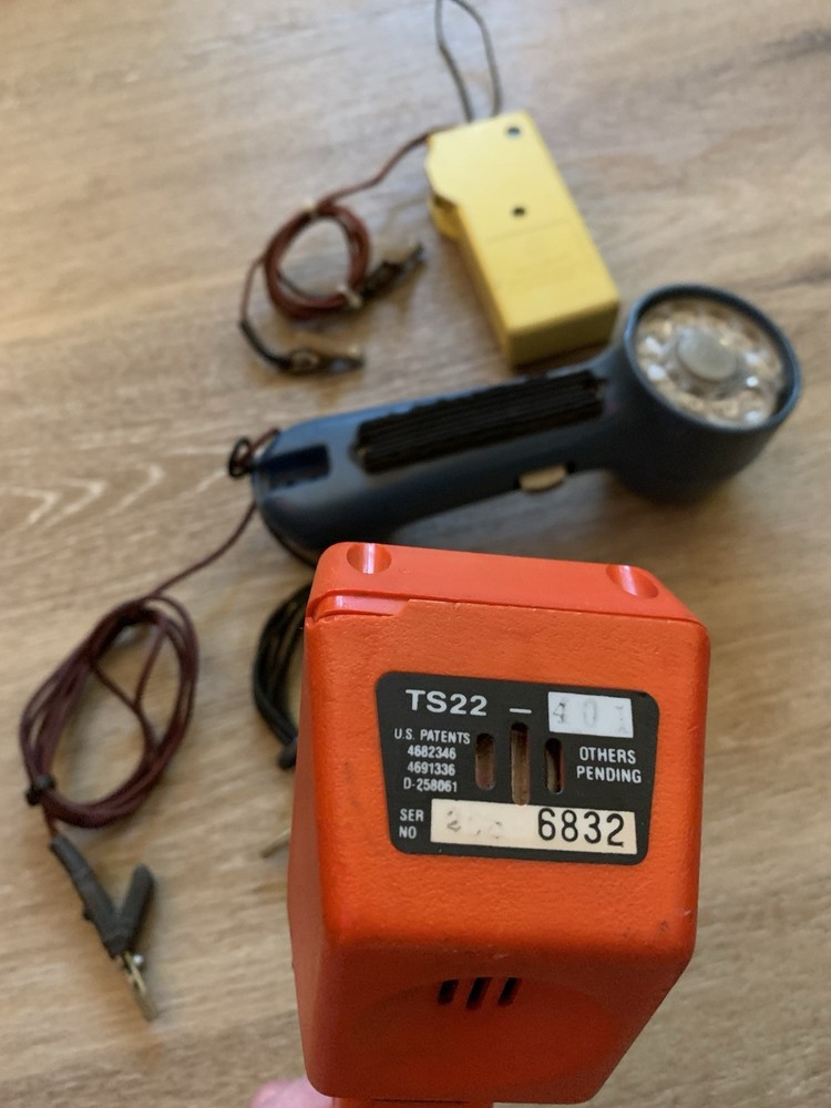 VTG. BELL SYSTEM~91 A TEST SET~ TS22~139-A~ROTARY DIAL~CASE~UNTESTED~