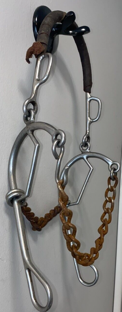 5'' PARTRADE COMBO WESTERN BIT LEATHER WRAPPED NOSE