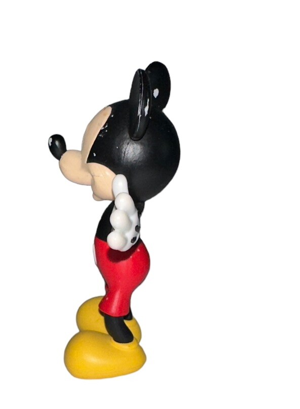 Disney Mickey Mouse Plastic Figure Moveable Arms Small