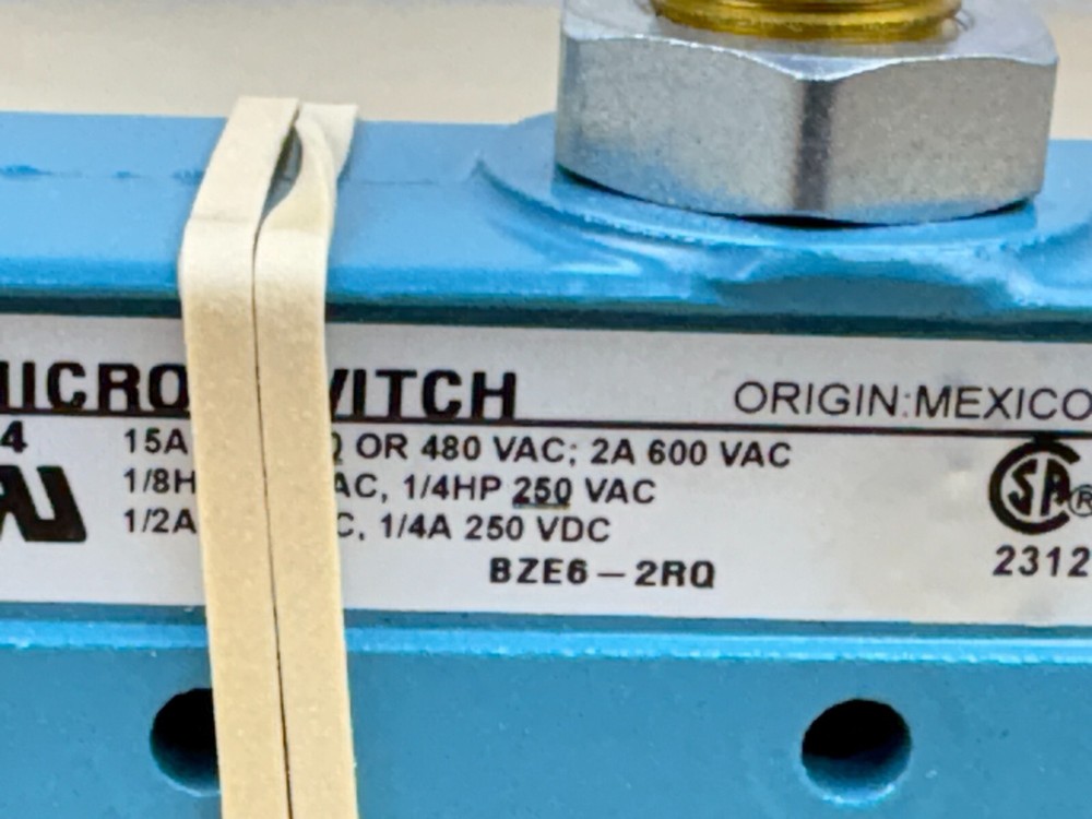 Honeywell BZE6-2RQ Micro Switch, Limit