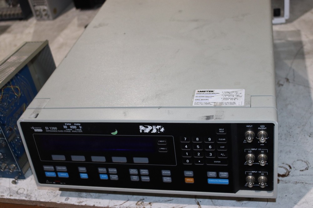 Solartron SI-1260 Impedance/Gain-Phase Frequency Response Analyzer  WORKING
