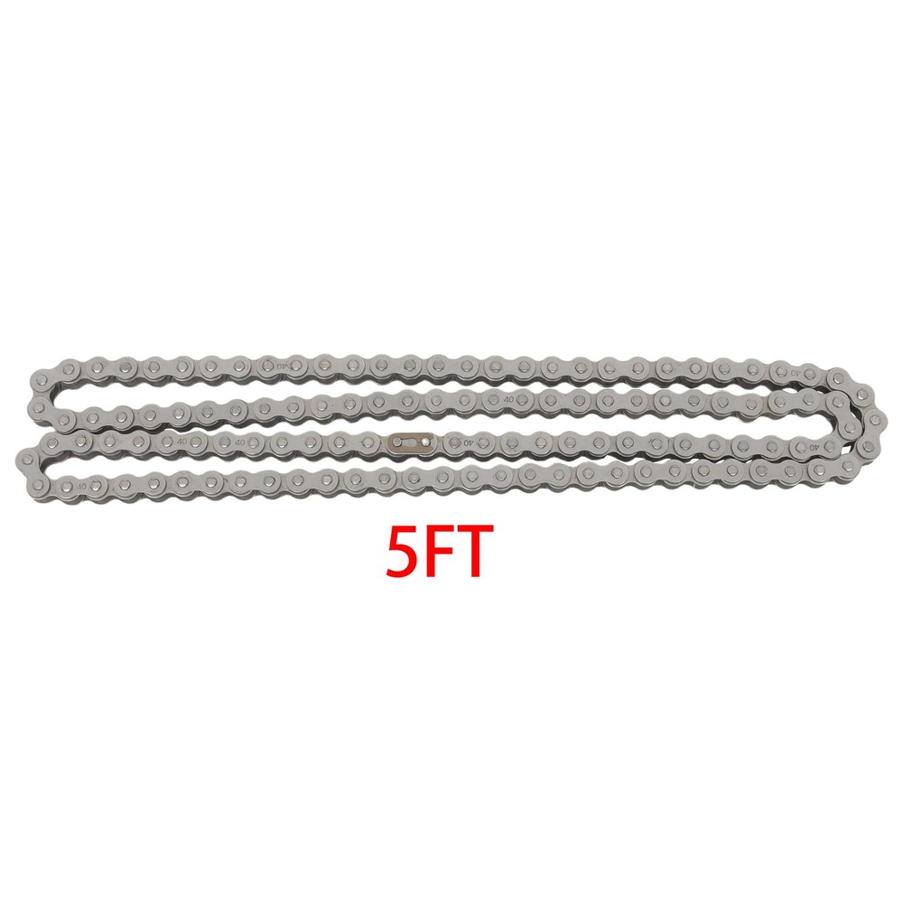 Roller chain #40 5ft with 2 connectors