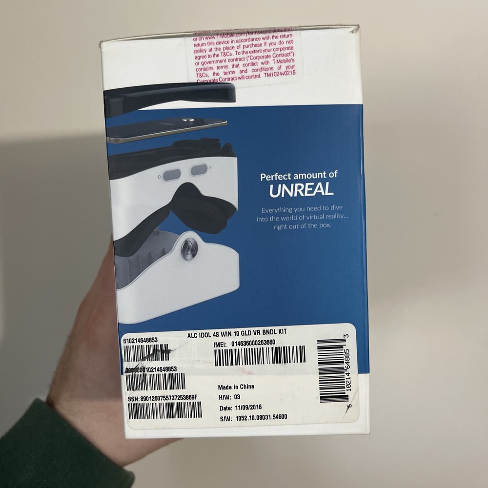 Alcatel Idol 4S VR Virtual Reality Goggles