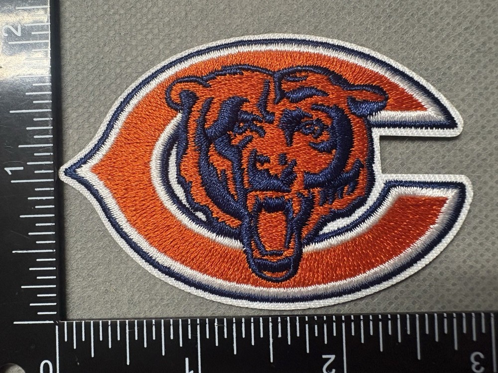 CHICAGO BEARS IRON ON EMBROIDERED PATCH