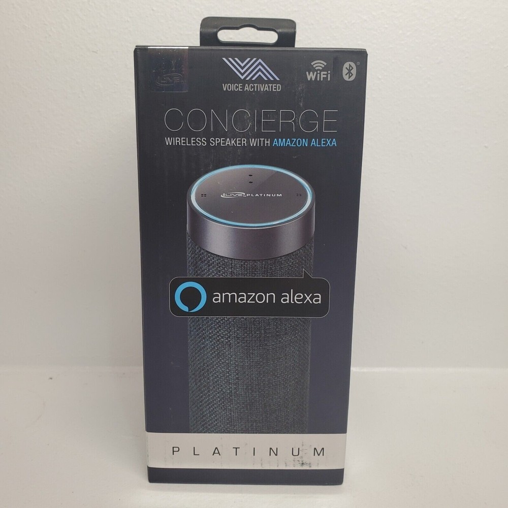 iLive Electronics-GREY Wireless Speaker With Alexa has rechargeable battery