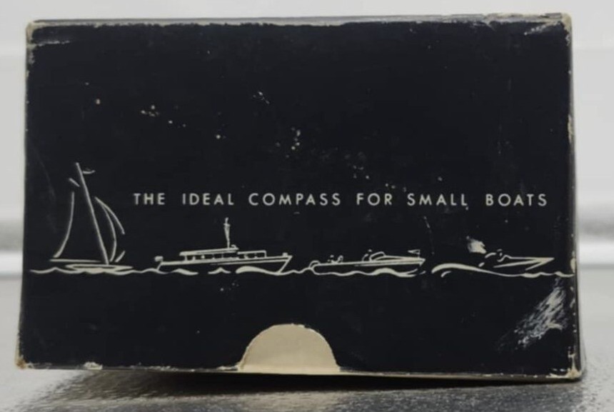 Airguide #74 Marine Compass Adjustable Bracket & Original Box and Instructions