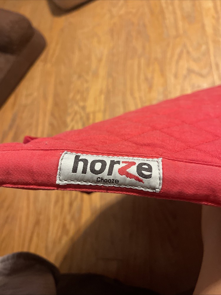 Horze Equine Hunter Jumper Saddle Pad Bright Red