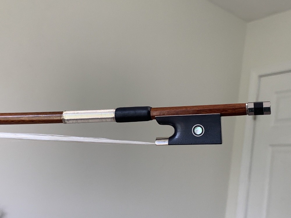 German nickel mounted Violin Bow 61.5 Grams