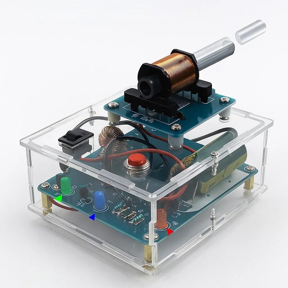 DIY Coilgun Soldering Practice kit, Complete Soldering Project kit with Compo...