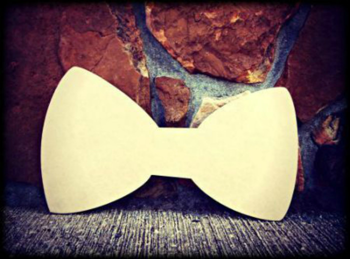 Wood Bowtie Shape, Unfinished Shape, MDF Wood Cutout, Wooden Paintable Craft