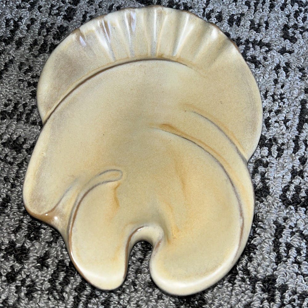 Large Ceramic Leaf Shaped Dish