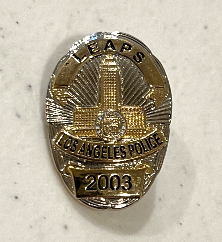 LAPD 2003 LEAPS Law Enforcement and Private Security Pin