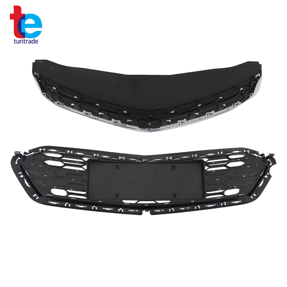 For 2016 2017 2018 Chevrolet Cruze Front Upper and Lower Grille Set
