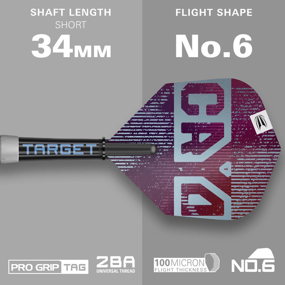 Target Cryo 12 Soft Tip Darts 90% Tungsten 21g