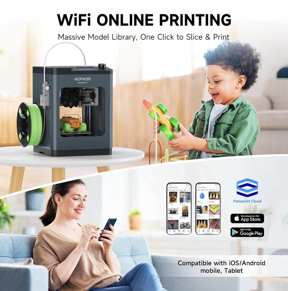 High Precision FDM 3D Printer Auto Leveling Large Build Volume DIY Printing