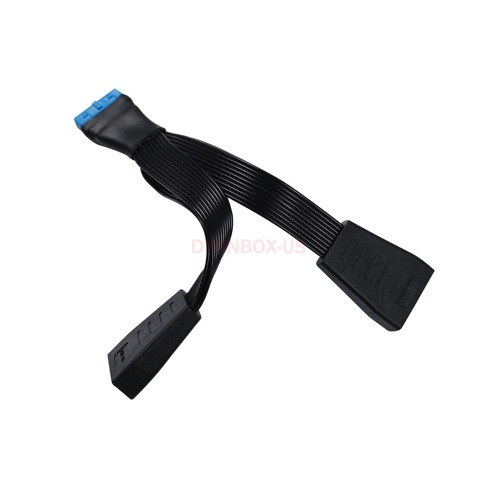 19Pin Header USB 3.0 1 to 2 Splitter Internal USB Hub for Computer Motherboard