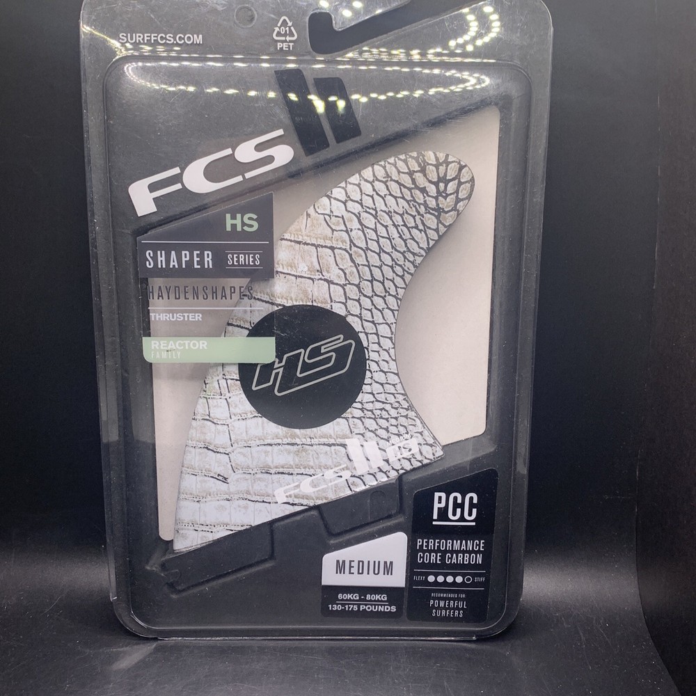 FCS II HS Performance Core Carbon Tri Fin Set - Medium - New