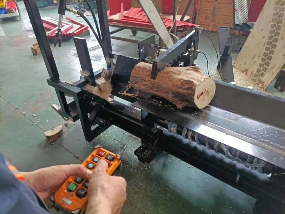 30t Wood Processor Log Splitter Skid Steer Attachment Firewood Processor