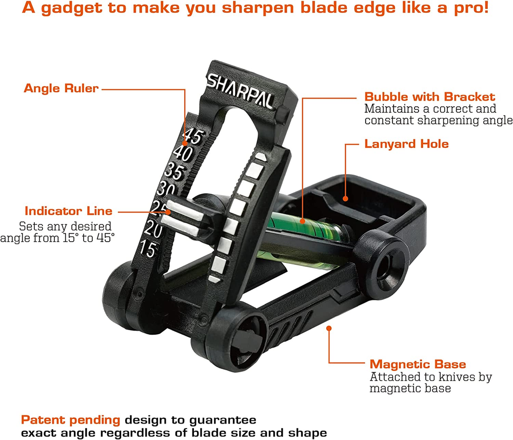 Knife Blade Sharpener Sharpening Stone Angle Guide Chisel and Plane Iron New Us