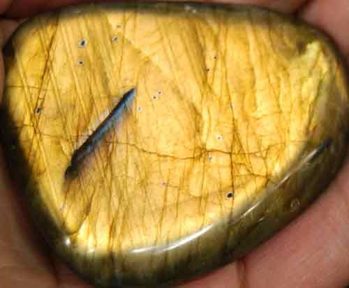 Labradorite Palm Stone #33