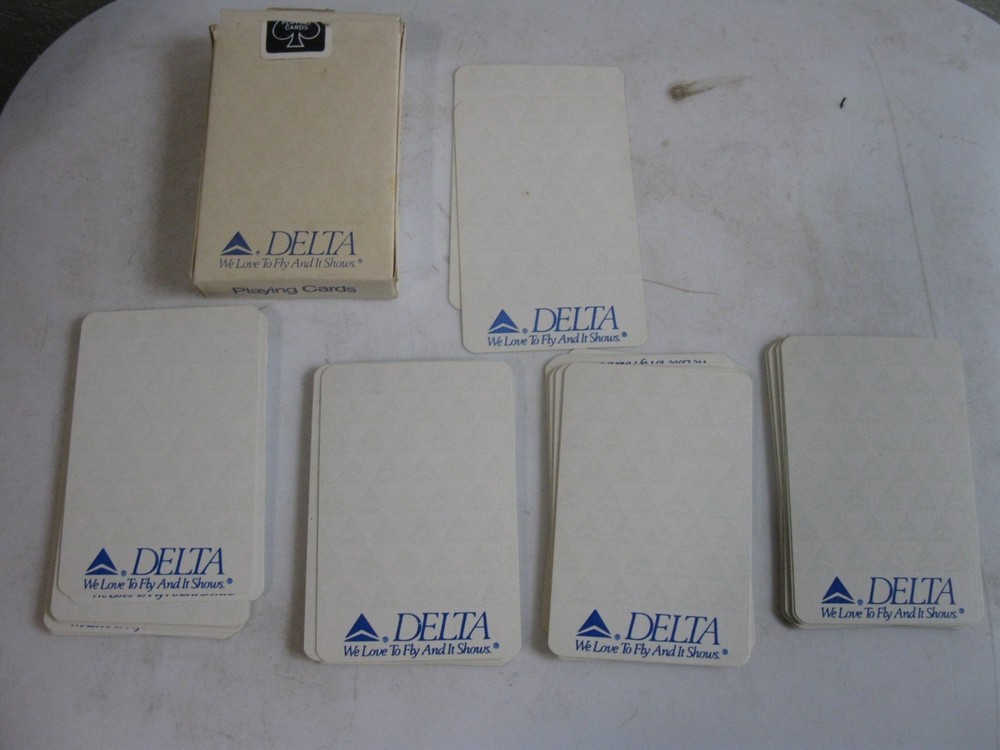 Delta Airlines Playing Card deck complete