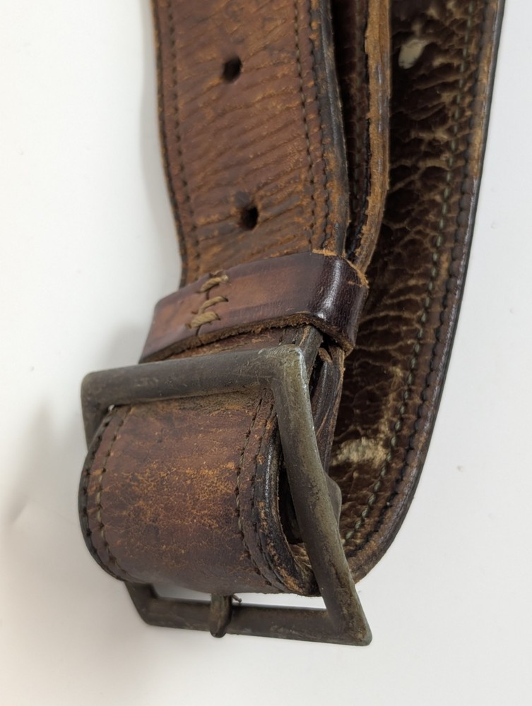 Vintage Leather Shotgun Shell Ammo Belt 11 Loop 58” ROG S