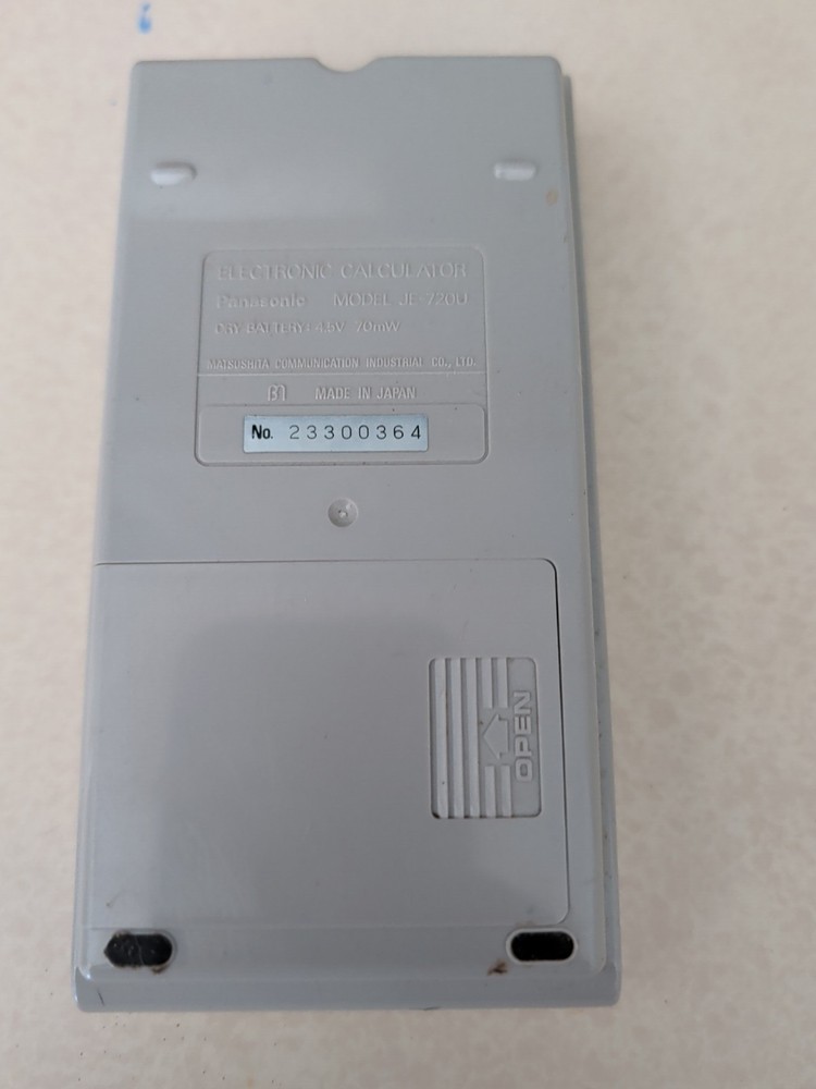 CompuVoice Calculator Functions Tested Working JE-720U Batt Not Incl.