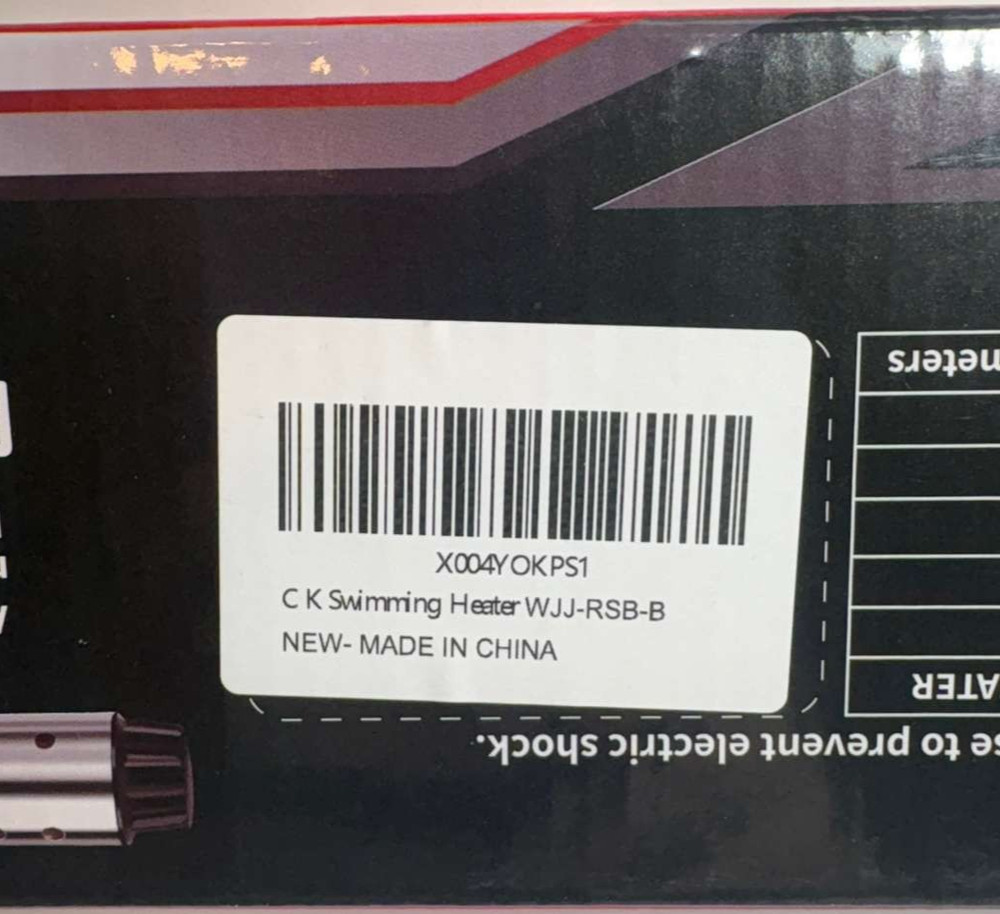 COITUER KOIRE Portable Water Heater For Buckets Tubs 2000W Immersion Heater Wit