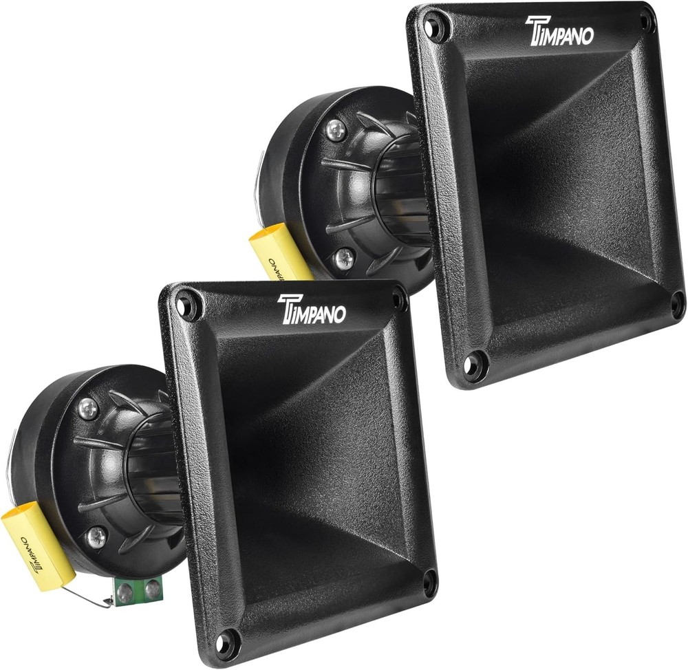 2X TPT-DH175 Horn Drivers 500 Watts 1" Exit High Frequency Compression Driver...