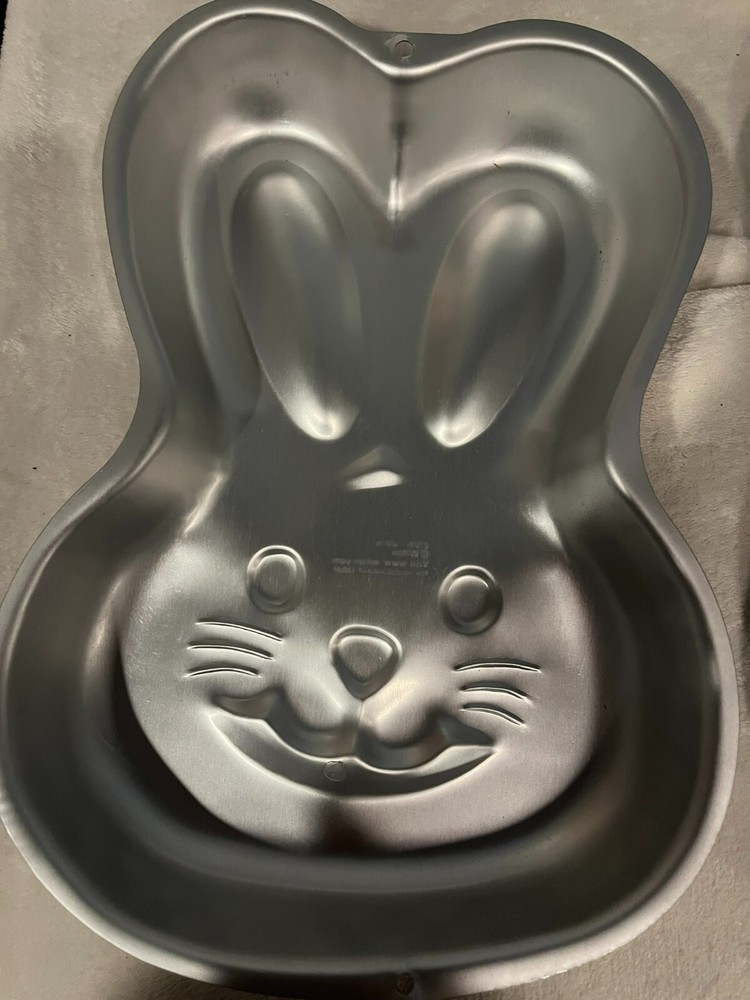 Two Bunny Head-Shaped Cake Pans & Five Egg-Shaped Cake pans