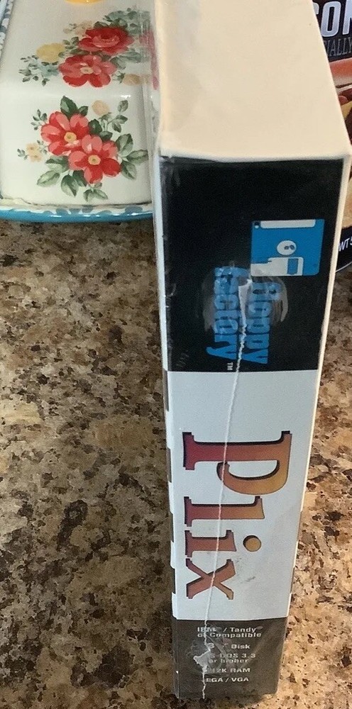 Plix Computer Game PC Version IBM/Tandy/MS-DOS 3.5” Disk New