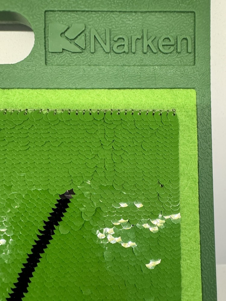 Nartek Sequin premium piece Golf Mat Swing Path Trainer Golf Training Mat