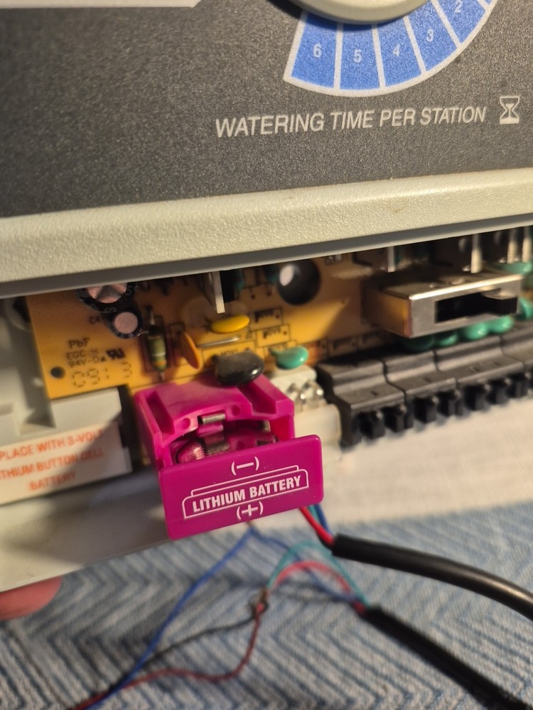Rain Bird ESP-6Si 6 Zone Sprinkler Timer With Controller Power Adapter*READ*