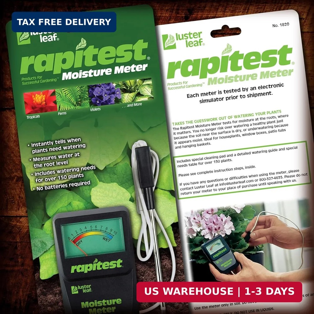 Luster Leaf 1820 Rapitest Soil Moisture Meter
