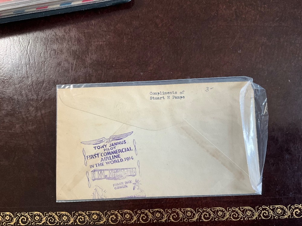 FDC C23-24b Tony Jannus Chapter