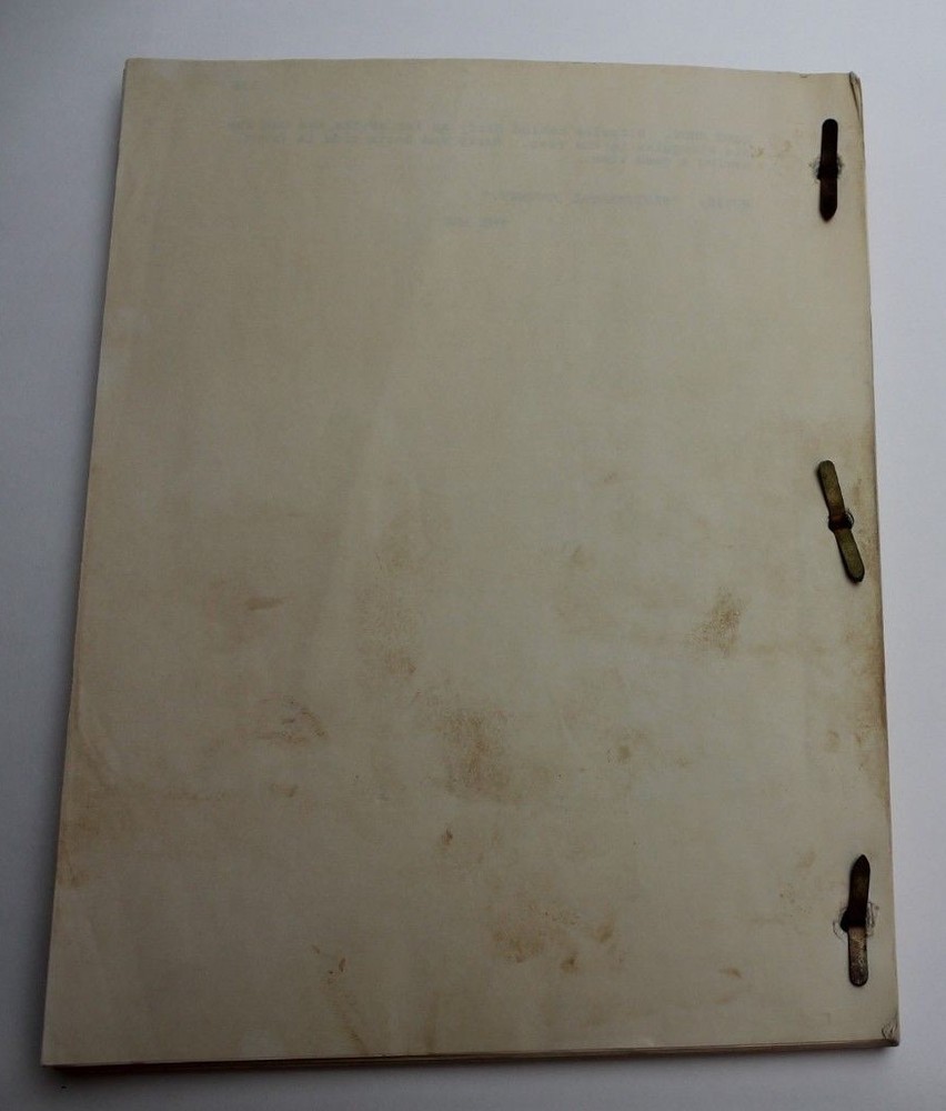 CREATOR / Jeremy Leven, Office Copy Screenplay, eccentric scientist 1980s Sci Fi