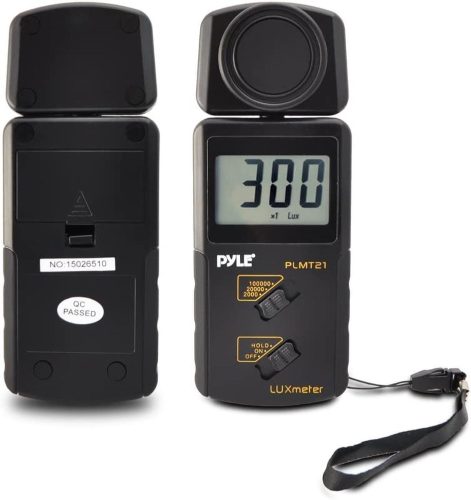 Pyle PLMT21 Handheld Lux Light Meter Photometer with 20000 Lux Range Per Second