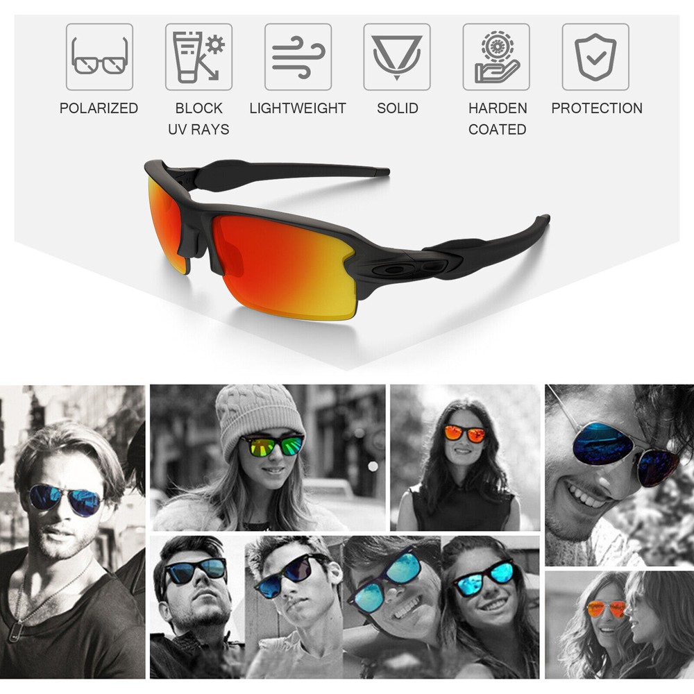 TRUE POLARIZED Replacement Lenses for-Native Wells Multi-Colors