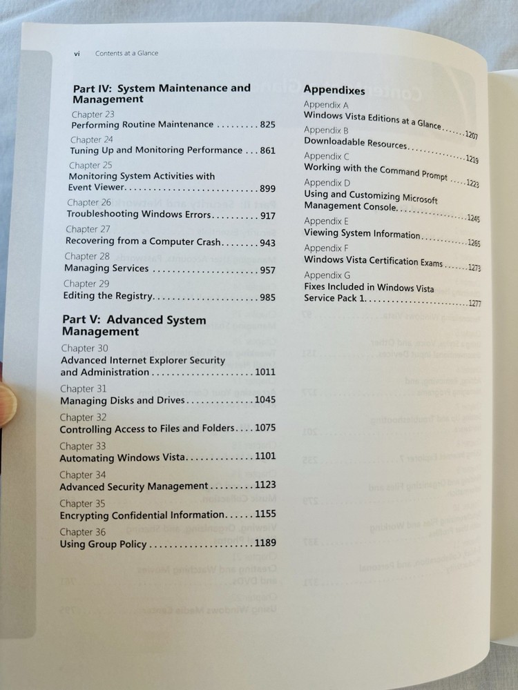 Windows Vista INSIDE OUT BOOK + CD ~ DELUXE EDITION Microsoft Network Media