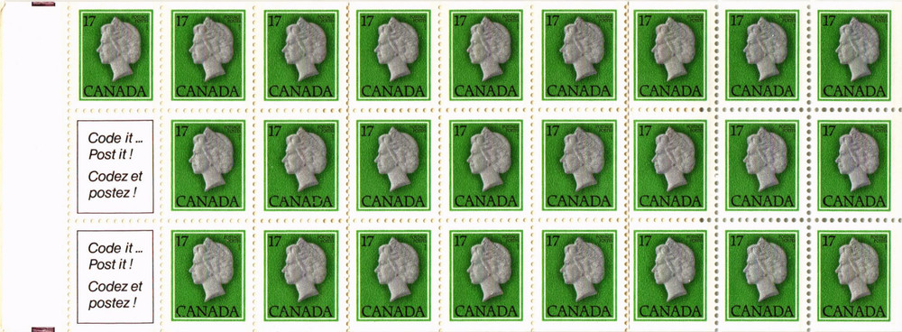 Canada 1980 Yvert C 748Aa(I) Basic Queen Elizabeth II MNH