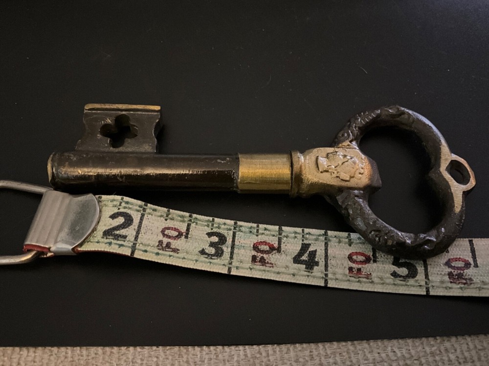 Vintage Skeleton Key Shape Corkscrew Wine Bottle Opener