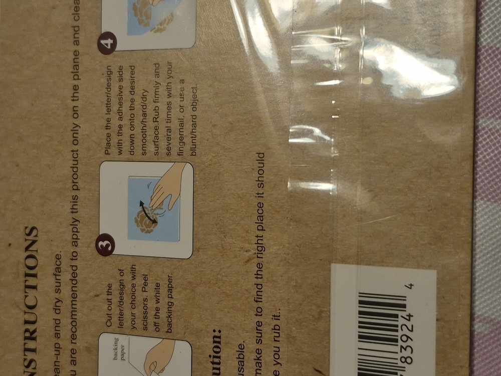Crafter’s Square Rub on Transfers Numbers NEW