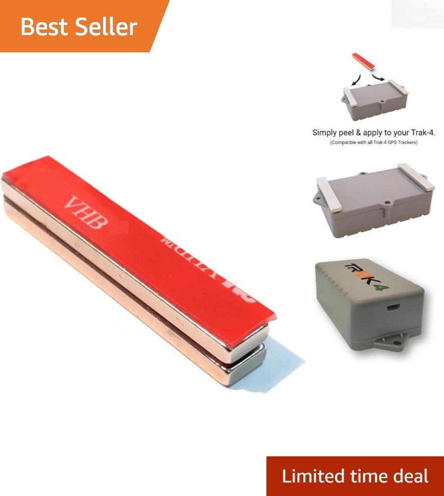 Versatile Adhesive Magnet Mount for GPS Devices - Easy Setup, Secure Hold
