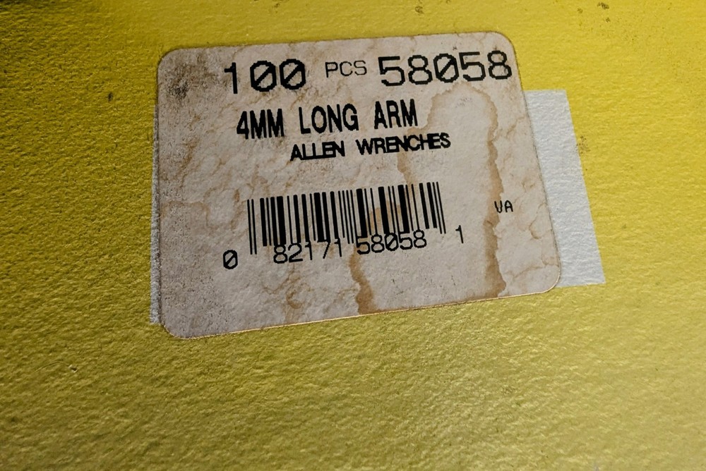 4 MM ALLEN LONG ARM HEX KEY USA